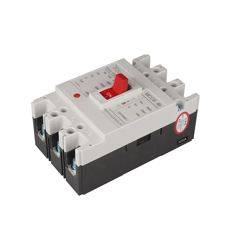 125a 4p Tpn Pemutus Mccb Bermotor