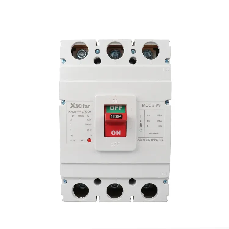 1600 Amp 3 Kutub Mccb dengan Kenalan Bantu